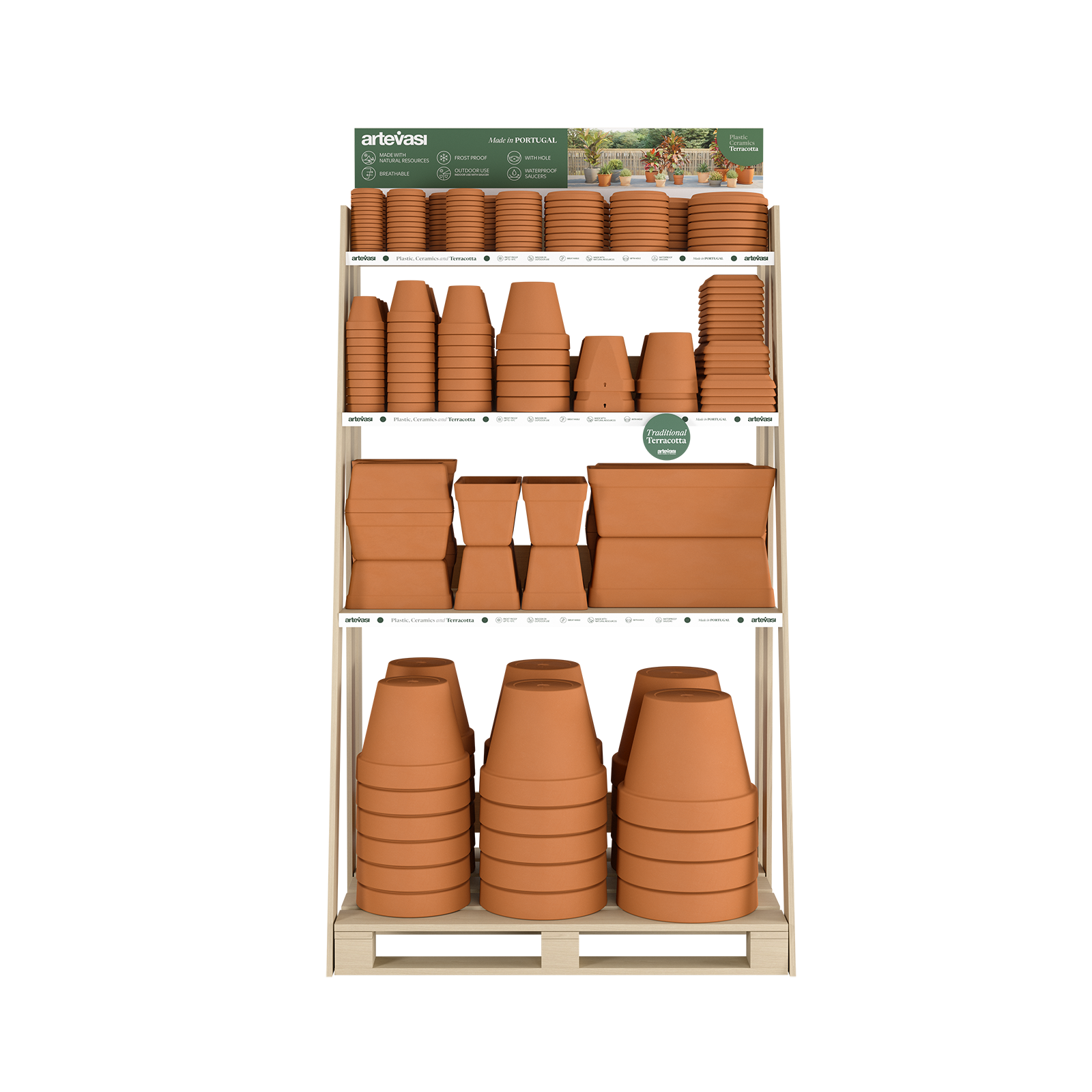 Amália Wooden Display